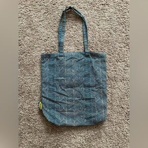 ‼️SOLD‼️ IKEA Blue Chevron Tote Bag